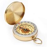 DARENYI Navigation Compass Hiking Luminous Compass Metal Pocket Compass for Outdoor Camping Navigation, Orienteering and Survival