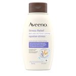 Aveeno Stress Relief Body Wash - Dry Skin, Colloidal Oatmeal, Ylang Ylang, Chamomile, Lavender Essential Oils, 354mL (Packaging May Vary)