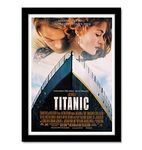 GRAY WALL - Hollywood Posters Titanic Movie Framed Poster For Room & Office (10 Inch X 13 Inch, Framed)