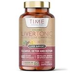 Organic Liver Tonic - Advanced Liver Cleanse, Detox & Repair - 60 Capsules - Made with Hepure™ - Natural Formula - UK Made Supplement - GMP Standards - Zero Additives