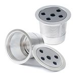 2 Pack Reusable K Cup Coffee Pods for K-eurig K-Supreme and K-Supreme Plus Coffee Maker Stainless Steel Refillable K-eurig Coffee Filter