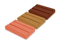 Carvers' Oven Bake Polymer Clay - 2.1 Oz - Brown, Tan, and Orange