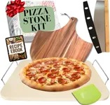 Pizza Stone for Oven and Grill Set