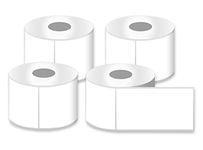 4Roll - LabelX 4" x 6" Direct Thermal Perforated & Compatible with Zebra & Rollo Label Printer [4Rolls, 250/roll]