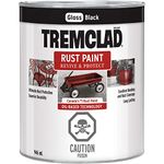 Tremclad Oil-Based Rust Paint in Gloss black 946ml