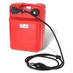 BISupply Boat Gas Tank Kit 6 Gallon - Portable Plastic Outboard Marine Boat Fuel Tank with Fill Hose