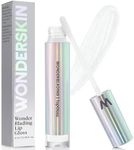 Wonderskin WONDER BLADING Top Gloss - Clear Glitter Lip Gloss, Hydrating and High Shine Finish Lip Makeup (Clear Shine)