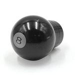 sourcingmap Universal Aluminium Snooker 8 Ball Manual Transmission Vehicles Car Gear Shifter Stick Shift Knob M8/M10/M12