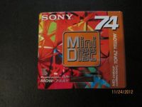 SONY ~ Blank Minidisc ~ 74 Minutes - MDW-74AY (Topaz Yellow)