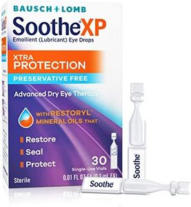 Soothe Preservative-Free Lubricant Eye Drops, Bausch + Lomb, Xtra Protection, Box of 30 Single Use Dispensers