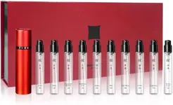 MAJESTY'S SECRET PHEROMAX Luxury Women's Cologne Gift Set (10 x 0.34 Fl Oz) – Mini Perfume Set with Magnetic Cap & Gift Bag – 10 Unique Fragrances for Holidays, Beginners, Dating, Travel & Daily Use