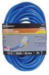 Coleman Cable 02569 12/3 Hi-Visibility Low-Temperature Outdoor Extension Cord, 100-foot