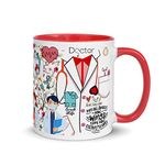 TAJNAN Doctor Print Coffee Mug for Gifting (Ceramic,Multicolor,300ml) - Best Gift for Valentines