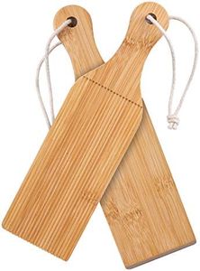 YIDADA Gnocchi Board Butter Paddles - Bamboo Pasta Board Gnocchi Maker, Gnocchi Paddle Pasta Tools, 2 Packs