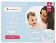 Nature Bond Ultra Thin and Disposable Nursing Pads Light 120 Pads