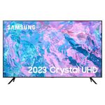 Samsung 55 Inch CU7100 UHD HDR Smart TV (2023) - 4K Crystal Processor, Adaptive Sound Audio, PurColour, Built In Gaming Hub, Streaming & Video Call Apps And Image Contrast Enhancer