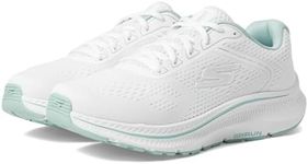 Skechers Women's Go Run Consistent 2.0 Mile Sneaker, White/Mint, 6.5