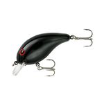 Bandit Series 100 Crankbait Bass Fishing Lures, Fishing Accessories, Dives to 5-feet Deep, 2", 1/4 oz, Solid Black