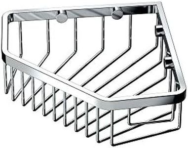 Gatco 1499 8-1/2-Inch Shower or Tub Corner Basket, Chrome