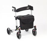 Drive DeVilbiss X Fold Rollator – Height Adjustable, Aluminium Frame Four Wheel Walking Aid for Adults