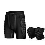 Lixada Protective Padded Shorts 3D Padded Shorts for Skateboarding Snowboarding Skiing Protection for Hip,Butt and Tailbone