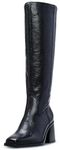 Vince Camuto Women's Sangeti Stacked Heel Knee High Boot Fashion, Black, 6.5 UK