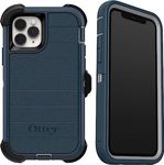 OtterBox Defender Series Screenless Edition Case for iPhone 11 Pro Max (Only) - Holster Clip Included - Microbial Defense Protection - Retail Packaging - Gone Fishin (Blue)