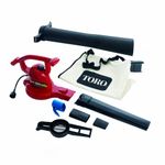 Toro 51609 Ultra 12 Amp Variable-Speed up to 235 Electric Blower/Vacuum with Metal Impeller