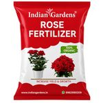 Indian Gardens - Rose Fertilizer | Rose Plant Food For Flowering Plants | Flower Booster (900 Grams)
