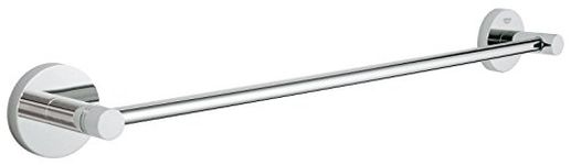 GROHE Essentials Towel Rail (450mm) German Engineered, Metal In Stainless Steel-Look and with Concealed Fastening 40688DC1