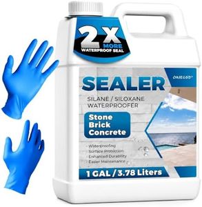 1 Gallon All Purpose Concrete Sealer, Bricks & Exterior Surfaces | Long-Lasting Stone Sealer for All Weather Protection, Penetrating Water Repellent Protection for Driveways, Patio, Pavers, Floor