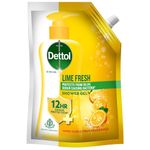 Dettol Body Wash and Shower Gel for Women and Men, Lime fresh - 450ml | Soap-Free Bodywash | 12h Odour Protection