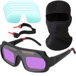 CartHome Welding Glass, Welding Goggles with Auto Darkening, Adjustable Safety Goggles for Welding Work Ideal Gift for Professional Welders To Protect Their Eyes