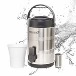 Holistic7 Instant Alkaliser Portable Stainless Steel Alkaline Water Making Device | Alkaliser Jug 2.5 Liters Convert RO Water to Alkaline 8000 Ltrs Capacity Approx.