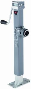 Bulldog 195356: Square Trailer Jack, Side Mount, 5,000 Lbs. Support Capacity, Sidewind, Weld-On, 15 Inch Travel