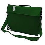 Ayra: Premium School Book Bag With Strap - 8 Colours (Bottle Green)