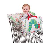 Gusengo Child Trolley Seat Pad - Machine Washable Baby Trolley Cover, Shopping Cart Seat Cover For Baby Toddler High Chair Cover Seat Pad Full Safety Harness Trolley Highchair Cover