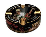 Limited Edition Large 8.75" Arturo Fuente Porcelain Cigar Ashtray Black