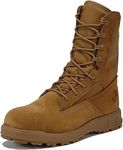 Belleville 510 MEF 8 Inch Ultralight Marine Corps Combat Boots for Men (EGA) - Certified USMC Coyote Brown Leather with High Traction Vibram Outsole, Berry Compliant, Coyote - 10 R