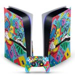 Head Case Designs Officially Licensed Looney Tunes Tweety And Sylvester Graphics and Characters Vinyl Faceplate Sticker Gaming Skin Decal Cover Compatible With PS5 Disc Console & DualSense