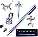 Magnetic Fidget Pen Jiki Crush Metric Pen Crinkle, Crushmetric Switch Strato Pens, Multifunctional Decompression Magnet Writing Toy Pen, Cool Stuff Best Gift For Kids Teenage Boys Girls (Color)