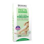 DR.Rashel Insta Smooth Aloe Vera Wax Strips Pack for face and body(24 Wax Strips)