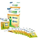 Cipla ActivKids Unobiotics Junior With 5X More Probiotic Activity |Powder Helps Build Immunity & Refills Good Bacteria | Probiotics for Kids - 10 Sachets