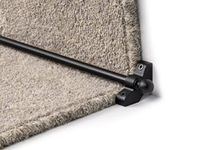 Extreme® Stair Rods ~ Black - Easy Rods to fit Hollow Stair Carpet Runner Bars Affordable Cheap and New (Jubilee Black)