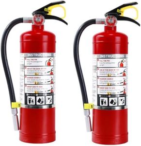 Feautte 5 lb ABC Dry Chemical Fire Extinguishers, 3-A:40-B:C, 2-Pack
