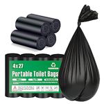 108 Portable Toilet Bags, TALTBREX 8 Gallon Biodegradable Camping Toilet Bags for Portable Potty, Thickened Compostable Toilet Waste Bags for 5 Gallon Bucket Trash Can Bin Liner RV Toilet Car Camping