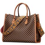 IBFUN Women Satchel Handbag Purse Ladies Leather Vintage Top Handle Tote Handbag