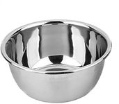 meleg otthon Stainless Steel Mixing Bowl, Salad Bowl, Metal Bowls, Stainless Steel Basin, Heavy Duty Deeper Edge Mirror Finish Dishwasher Safe Bowl (13.4'' Diameter X 5.4''high)