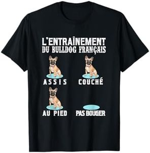 Éducation Chien - Entraînement Du Bulldog Français Mignon T-Shirt