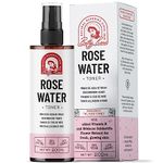 Pure Rose Water Spray for Face Toner, 100% Natural Rosewater Toner, Natural Mist Facial Toner, Rose Water for Hair, Scalp, Skin, Hydrating Toner for Skin, Face Toners, Rose Water for Face, 200ml